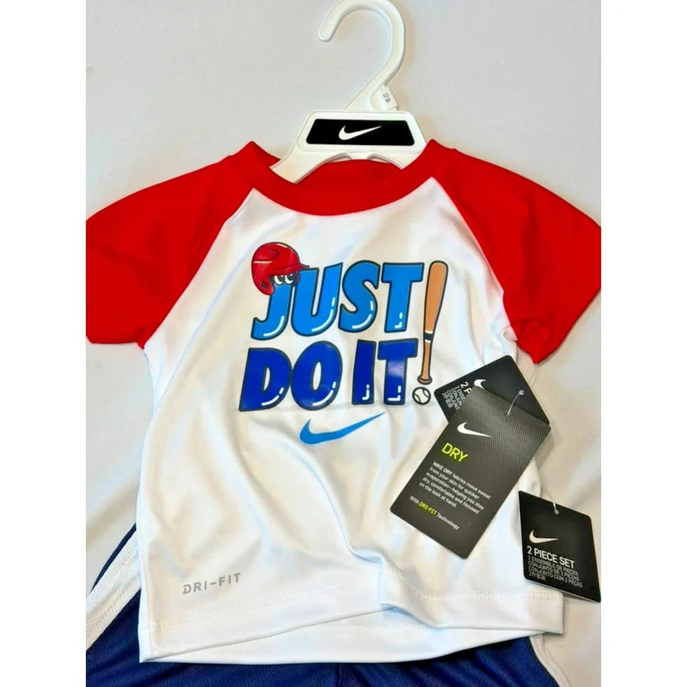 Nike Baby Boys Dri-FIT 2-Piece Set Baseball 